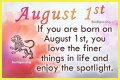 Famous birthdays for August 1