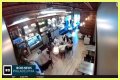 Four masked individuals remove Israeli flags at a Philadelphia cafe. - SarkariResult