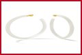 White Hoop Earrings a la Tracee Ellis Ross’ Alison Lou Pair